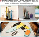 Thumbnail 3 de LINGVUM Vertical Wall Rack for Surfboards ⚓