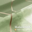 Thumbnail 2 de Litabel Sage Green Shower Curtain 72x72 in 🚿