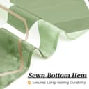 Thumbnail 4 de Litabel Sage Green Shower Curtain 72x72 in 🚿