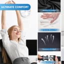 Thumbnail 4 de Lofty Aim Lumbar Support Pillow memory foam for lower back relief 🎒