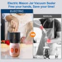 Thumbnail 1 de LOVE MOMENT Electric Vacuum Sealer Kit for Wide & Regular Mouth Mason Jars 📦