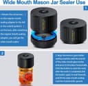 Thumbnail 3 de LOVE MOMENT Electric Vacuum Sealer Kit for Wide & Regular Mouth Mason Jars 📦