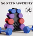 Thumbnail 1 de Lovind Dumbbell Rack Stand — Small weight rack 🏋️