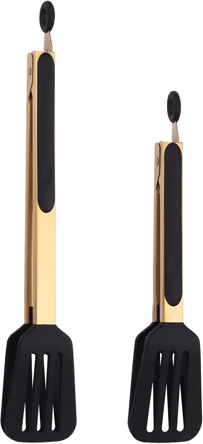 Mafier 2-Piece Kitchen Spatula Tongs 9" & 12" with BPA-Free Silicone Tips 🧰