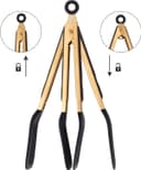 Thumbnail 1 de Mafier 2-Piece Kitchen Spatula Tongs 9" & 12" with BPA-Free Silicone Tips 🧰