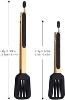 Thumbnail 2 de Mafier 2-Piece Kitchen Spatula Tongs 9" & 12" with BPA-Free Silicone Tips 🧰
