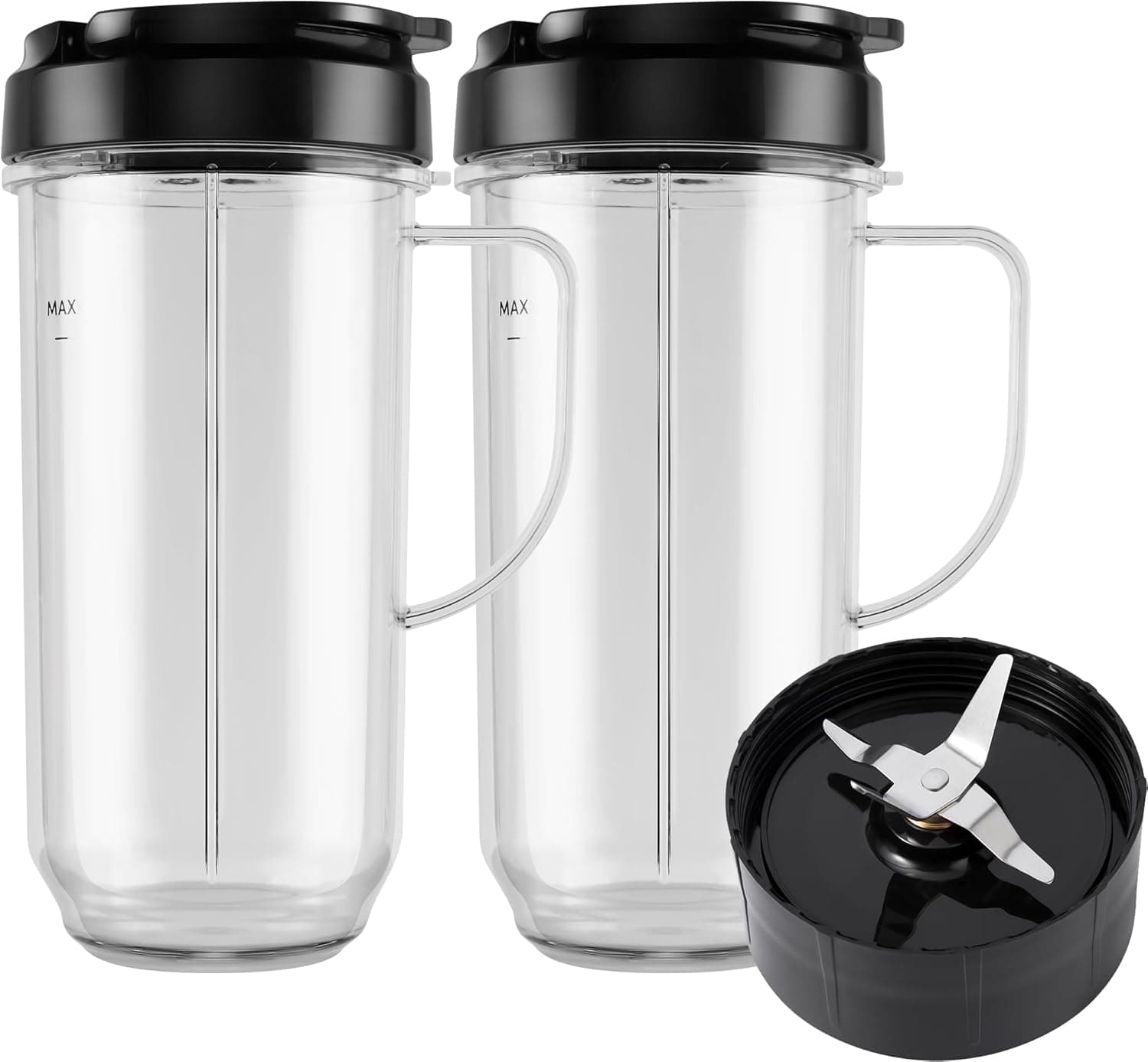 Magic Bullet MB1001 22oz Replacement Cup set 🎧