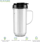 Thumbnail 5 de Magic Bullet MB1001 22oz Replacement Cup set 🎧