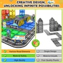 Thumbnail 3 de Magnetic Tiles 104-Piece Road Set for STEM Toys 🧩