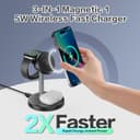 Thumbnail 2 de MagSafe 3-in-1 Wireless Charging Stand 15W 📱