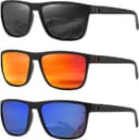 Thumbnail 1 de MASDUN Polarized Square Sunglasses 3-pack 🕶️
