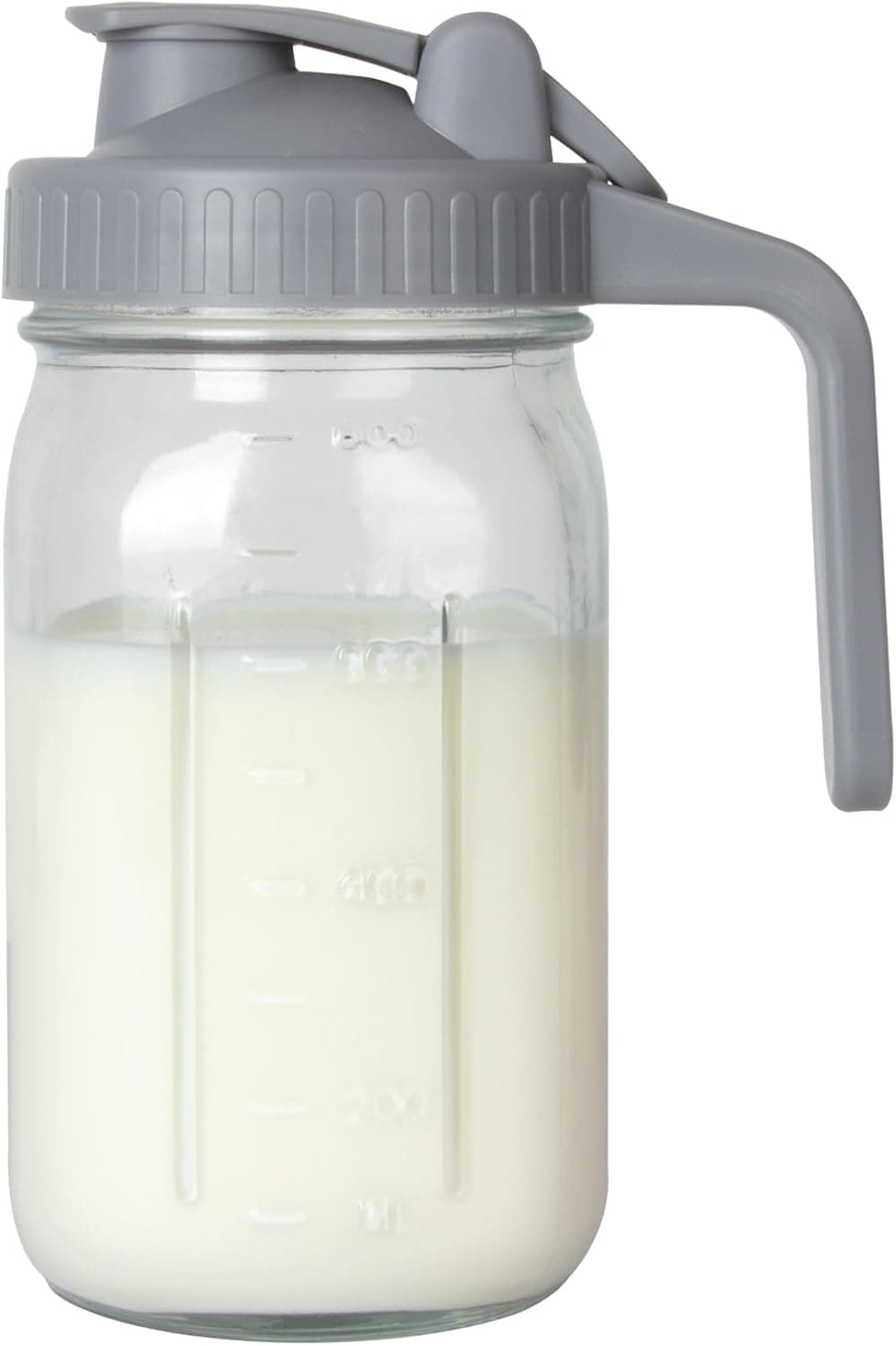 Mason Jar 32 oz Breast Milk Pitcher with Pour Spout 🥛