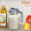 Thumbnail 1 de Mason Jar 32 oz Breast Milk Pitcher with Pour Spout 🥛