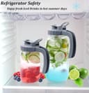 Thumbnail 4 de Mason Jar Pitcher 64 oz Glass Pitcher with Handle 🥤