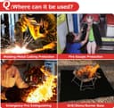 Thumbnail 3 de Matace Welding Blanket 12x14 Inch fireproof pad 🧰