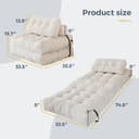 Thumbnail 1 de MAXYOYO Folding Sofa Bed, Convertible Chair with Mattress ⚙️