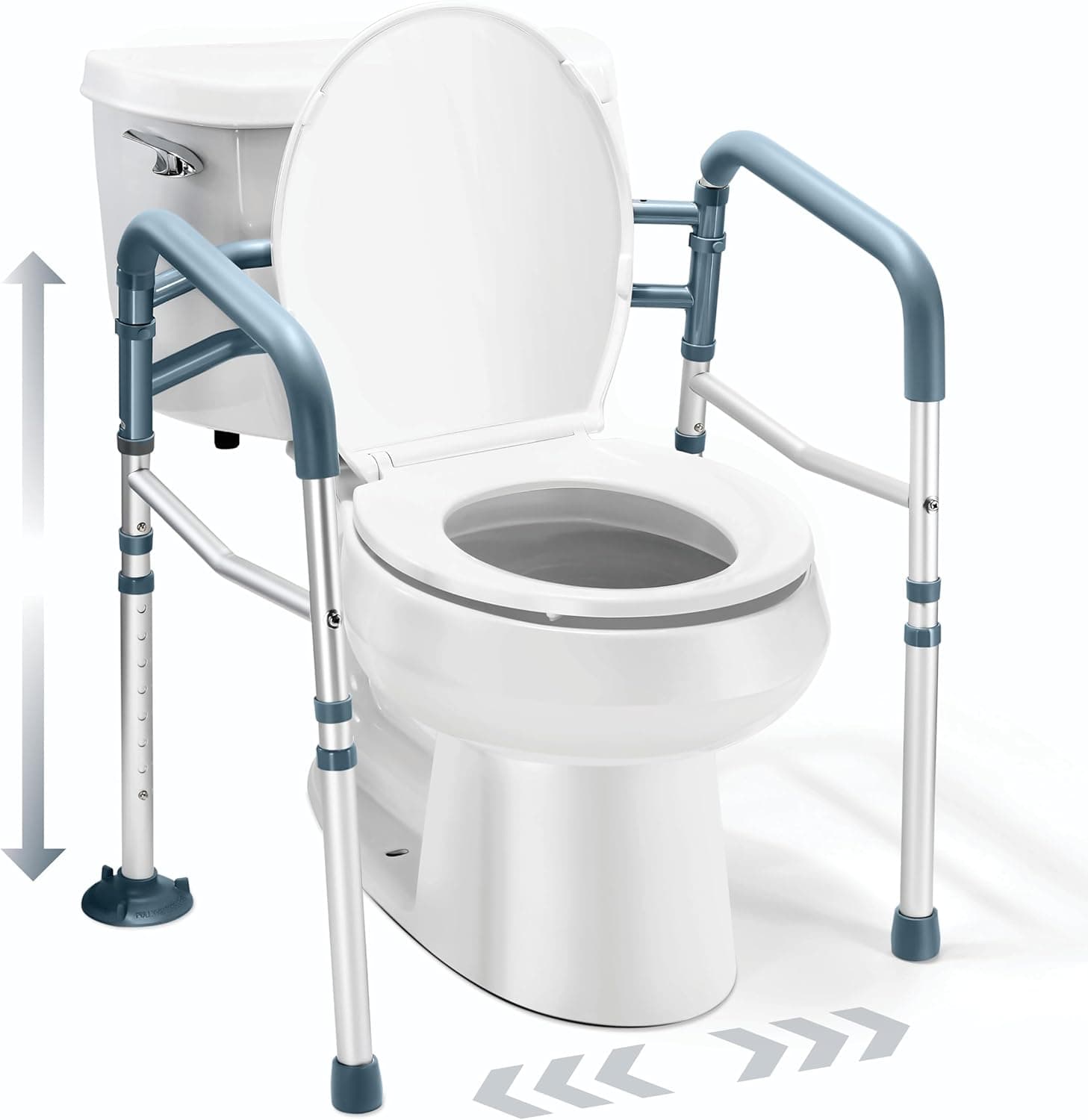 Medical king Toilet Safety Rail Adjustable 1 Stand Alone 🚽