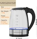 Thumbnail 5 de MEGAWISE CX-817 1.8L electric kettle 🔌