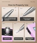 Thumbnail 2 de MelodySusie SC320H cordless nail drill 30000 RPM 💅