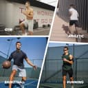 Thumbnail 6 de 7-Pack Mens Athletic Shorts ⚙️