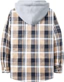 Thumbnail 1 de 5 Pack Men's Flannel Shirt Plaid Hoodie, Long Sleeve 👕