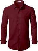 Thumbnail 4 de Men's Slim Fit Dress Shirt long sleeve shirt 👔