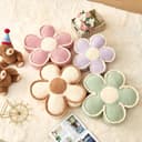 Thumbnail 2 de Mepherl Black Flower Shaped Pillow 13.7" Flower Throw Pillow 🟡🎯?