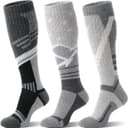 Thumbnail principal de Merino Wool Ski Socks 3-Pack — Thermal Knee-High 🧦