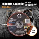 Thumbnail 1 de Merryland Cut Off Wheel 4.5" metal cutting disc 🛠️