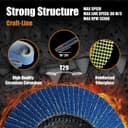 Thumbnail 2 de Merryland FC1107414-10 4.5 inch 80 Grit Flap Disc 🛠️