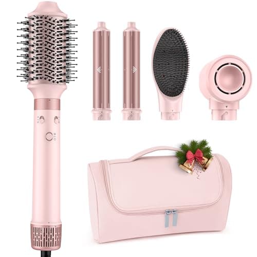 MESCOMB Dual Voltage Hot Air Styler 5-in-1 Hair Brush 🎀