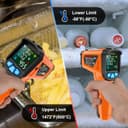 Thumbnail 4 de MESTEK Infrared Thermometer Gun −58°F to 1472°F 📷