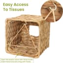 Thumbnail 2 de MHCLUE Water Hyacinth Tissue Box Cover 📦