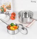 Thumbnail 6 de Michelangelo Stainless Steel Saucepan Set 1QT & 3QT with Lids 🥘