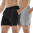 Thumbnail principal de MIER Men's Quick Dry Running Shorts 5" 🩳