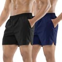 Thumbnail 5 de MIER Men's Quick Dry Running Shorts 5" 🩳