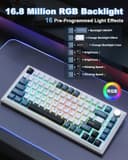 Thumbnail 6 de MIKIBY Y75 75% Gasket Wireless Mechanical Keyboard ⌨️