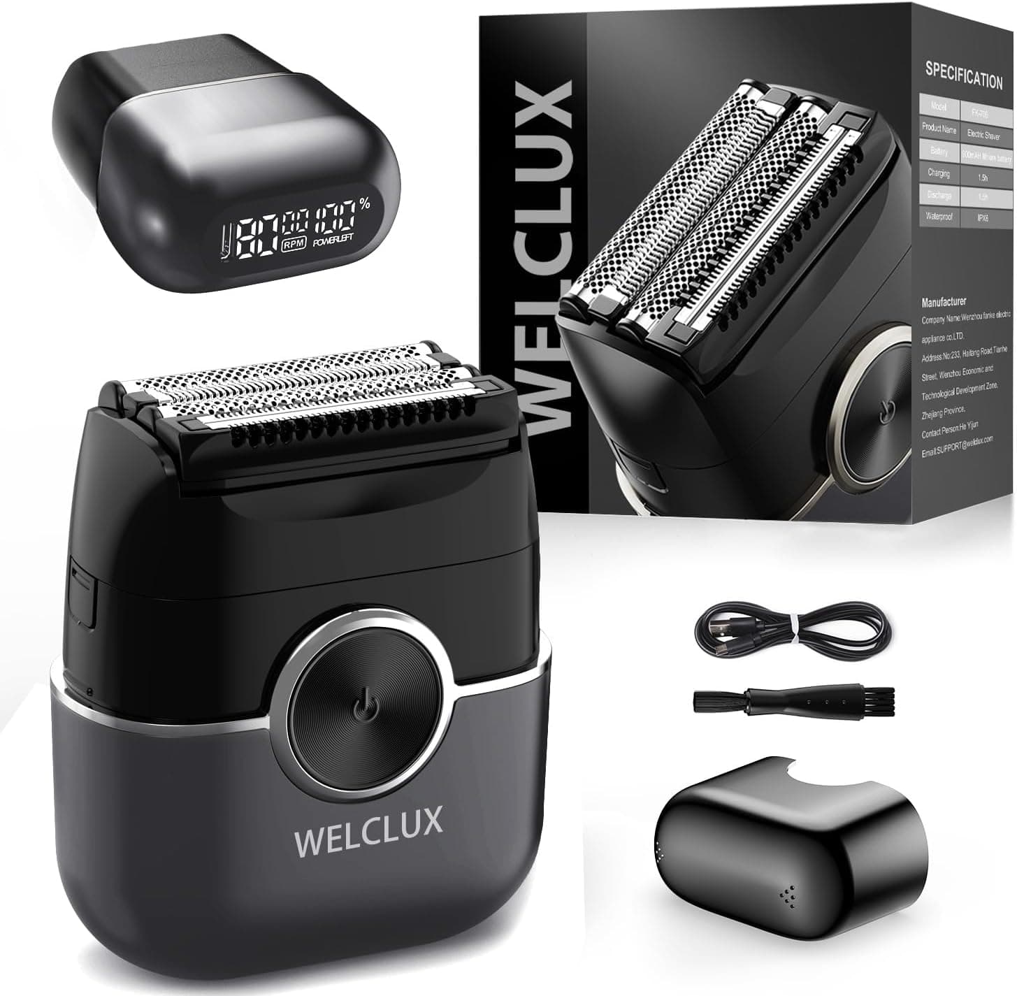 Mini Foil Shaver with 4 Blades ⚙️