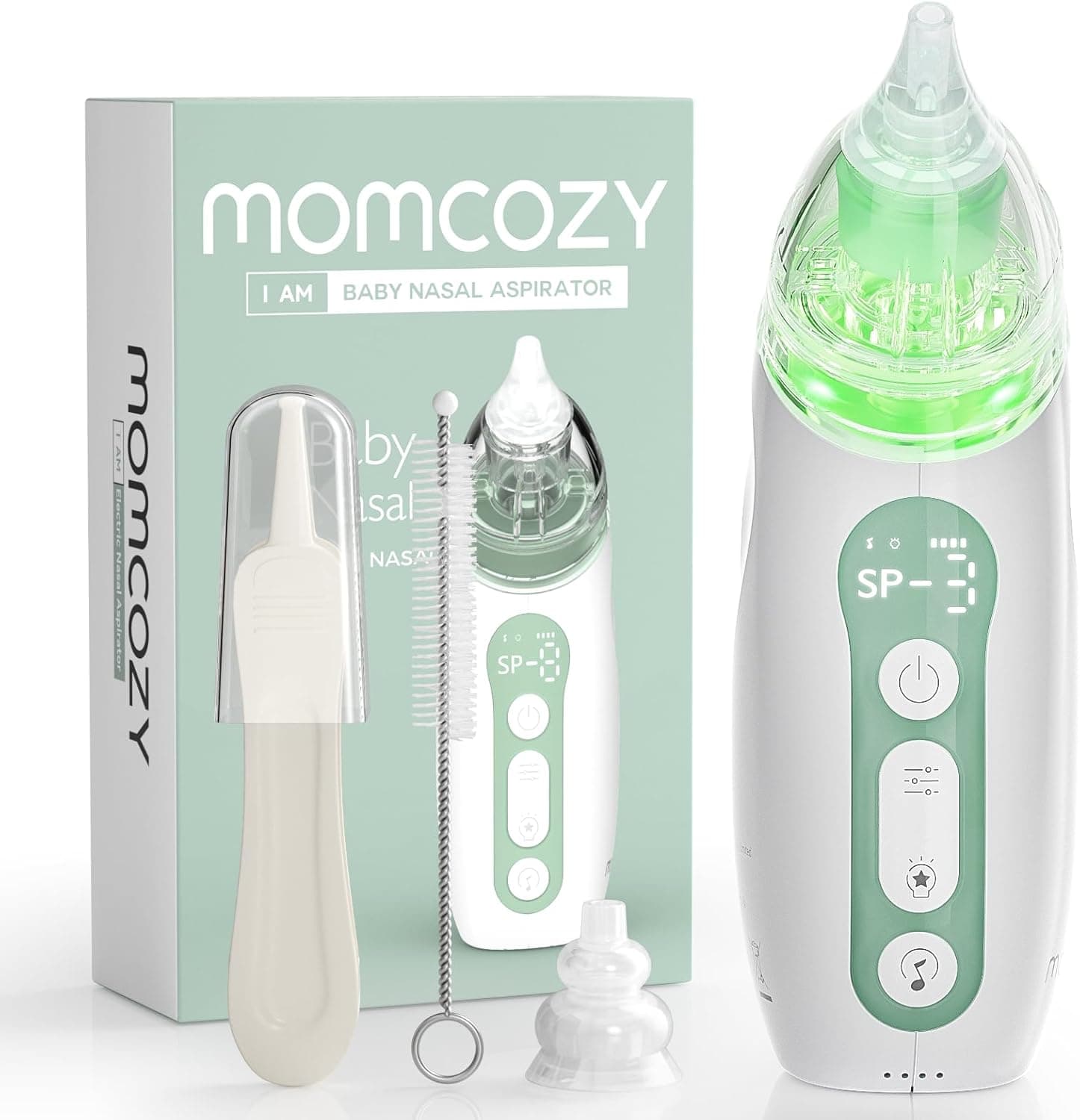 Momcozy Baby Nasal Aspirator 3-Level Electric 🎧
