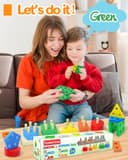 Thumbnail 1 de Montessori Wooden Shape Sorter Toy for Ages 1-3 🧸