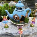 Thumbnail 3 de Mood Lab Fairy Garden Miniature Teapot House 7.1" 🏡