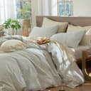 Thumbnail 2 de MooMee Striped Duvet Cover Set King 104"x90" 🛏️