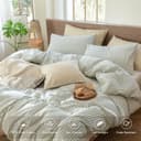 Thumbnail 3 de MooMee Striped Duvet Cover Set King 104"x90" 🛏️