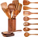 Thumbnail principal de Mooues 9-Piece Teak Kitchen Utensil Set 🍽️