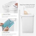 Thumbnail 2 de MOPALL 2.7 Gallon Slim Bathroom Trash Can 🗑️