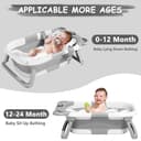 Thumbnail 2 de MoreFeel Collapsible Baby Bathtub with Thermometer 🛁