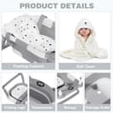 Thumbnail 3 de MoreFeel Collapsible Baby Bathtub with Thermometer 🛁