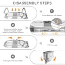 Thumbnail 4 de MoreFeel Collapsible Baby Bathtub with Thermometer 🛁