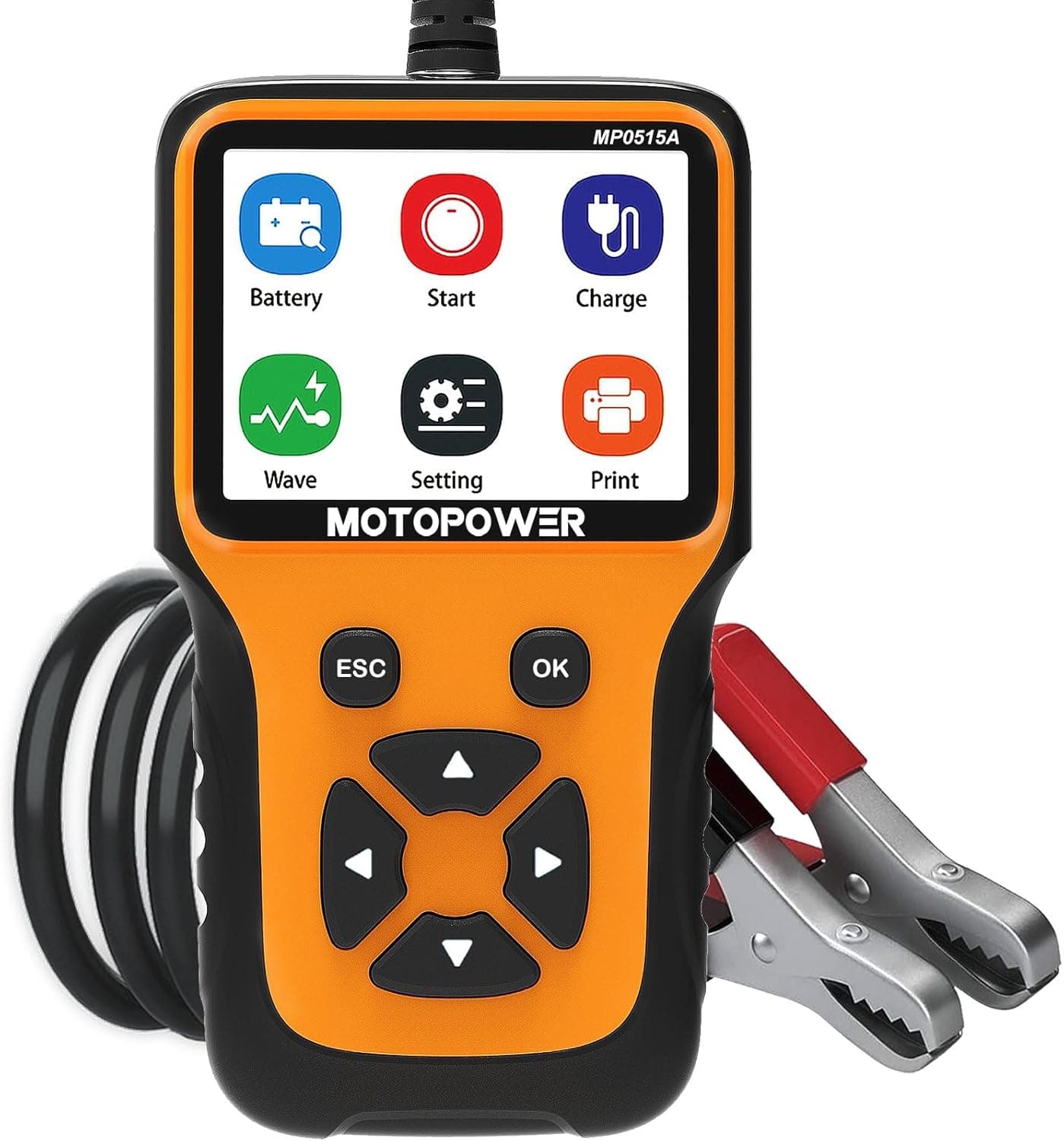 MOTOPOWER MP0515A 12V car battery tester 100–2000 CCA 🔋