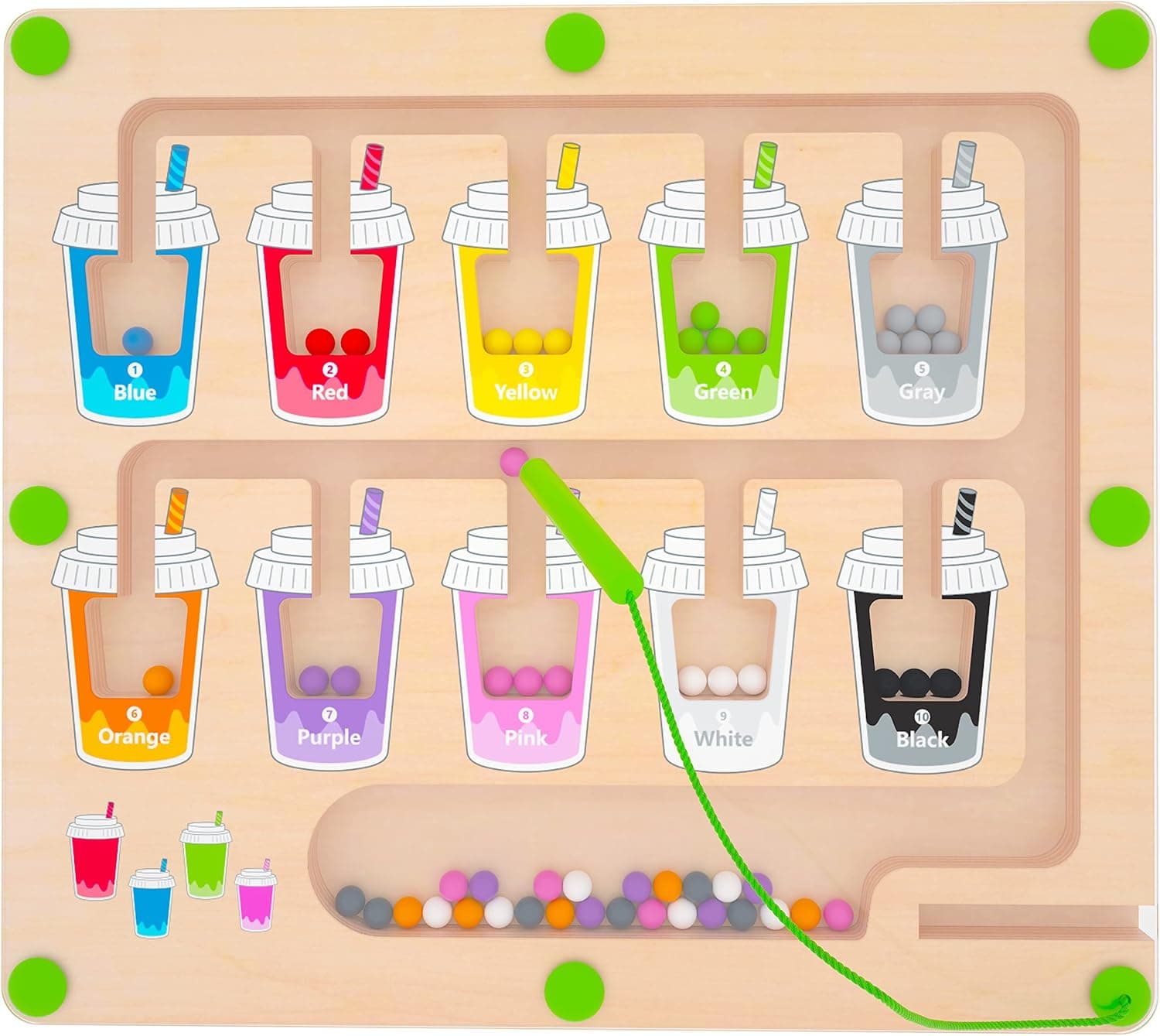 MTYOKILN Magnetic Maze Puzzle 3 for Toddlers 🧩